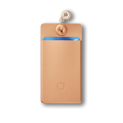 Image of Rose Gold Silicone ID Case