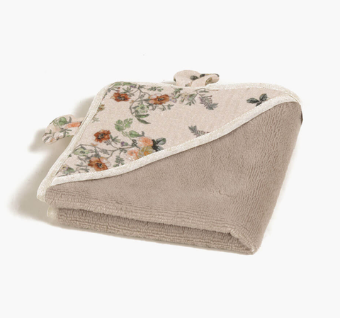 Image of Babies Collection - Bath cape with poetic cotton ears