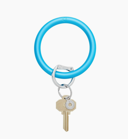 Silicone Big O Key ring Pearlized Collection