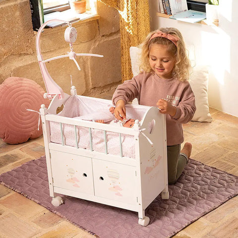 Image of Arias Firenze Wooden Cot & Wardrobe