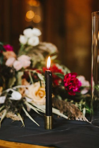 Image of Gold Tune Candlestick - Pack of 4