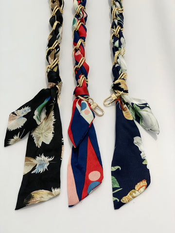 Image of Cell Phone Wristlet Chain with Scarf