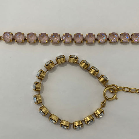 Image of Cup-Chain Crystal Bracelet