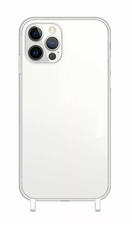 Image of Transparent shockproof iPhone 12 Pro Max case with silicone rings