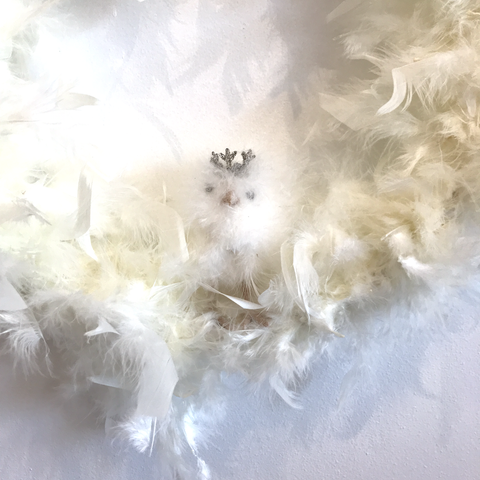 Image of Chick Feather Wreath