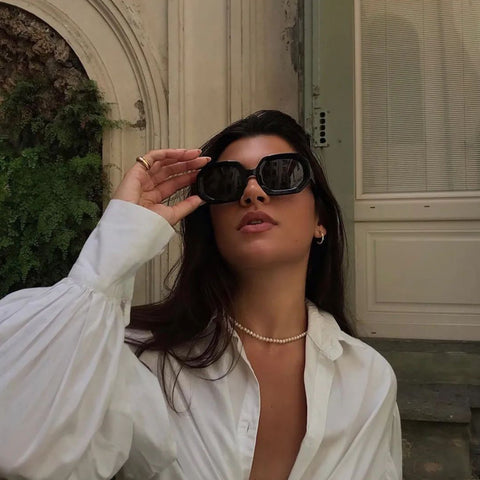 Image of SAGENE BLACK SUNGLASSES