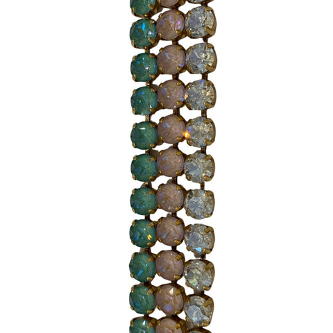 Image of Cup-Chain Crystal Bracelet