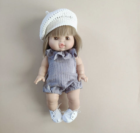 Image of Romper with Ruffle Collar