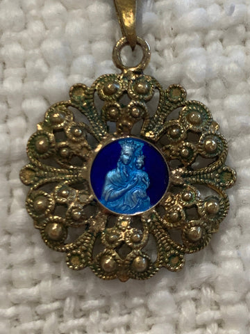 Blue Vintage Necklace