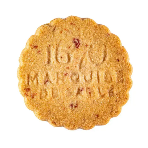 Image of Raspberry Chip Shortbread Cookies | Eiffel Tower Tin