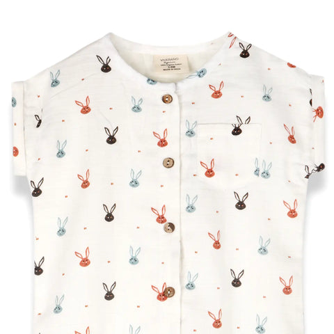 Image of Mini Bunnies Rolled Sleeve