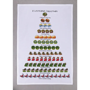 A Louisiana Christmas Kitchen Towel - David Price