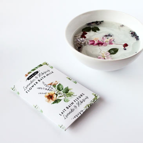 Lavender & Hibiscus Flower Bath Milk Sachet