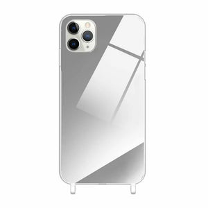 iPhone 11 Pro Max Anti-shock mirror case with transparent silicone rings