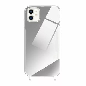 iPhone 11 Anti-shock mirror case with transparent silicone rings