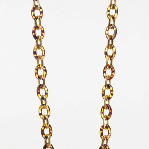 Image of Cassy Marron Ecaille Phone Chain