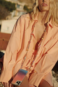 Ruby Gold Phone Jewelry Chain