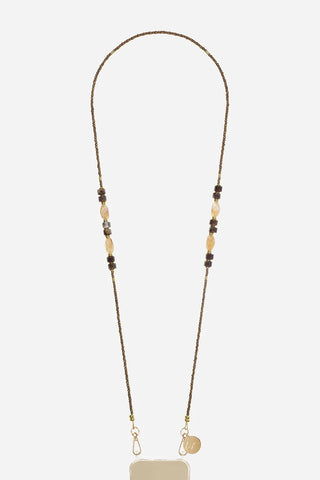 Image of Chiara Long Chain Brown 120 cm