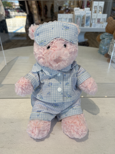 Custom Leola Bear Medium- Blue PJ's Eye Mask