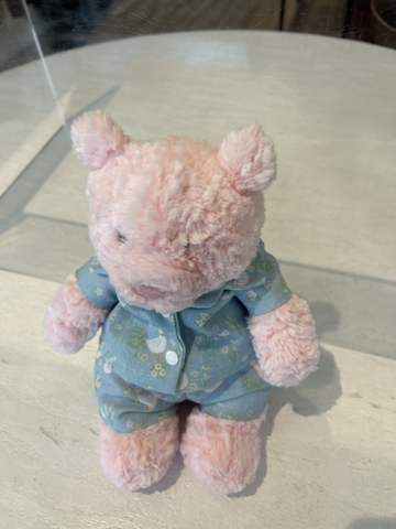 Custom Leola Bear Medium- Blue Duck PJ's