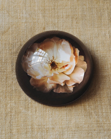 Image of Provencal Blush Rose Paperweight