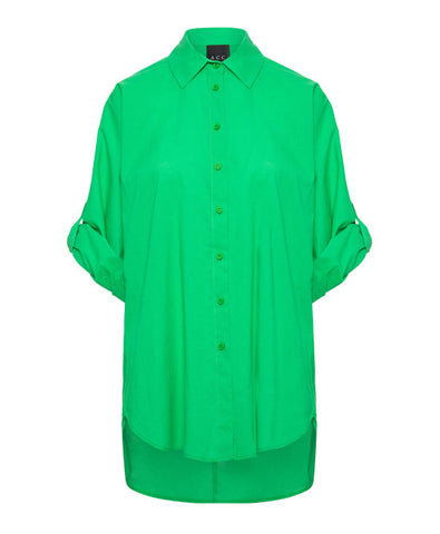 Turn-Up Cuff Button Up Green