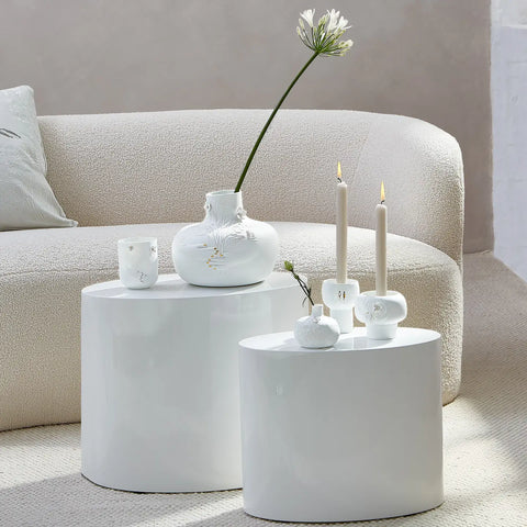 Image of Picture Stories Porcelain Vase - Flower Garden