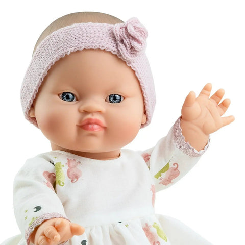 Image of White dress and pink headband - Gordis Doll