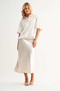 Janine Top- Champagne