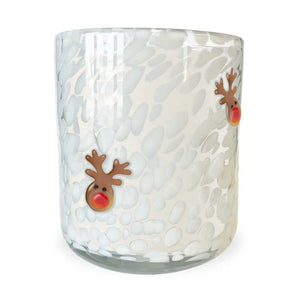 Reindeer Cookie Holiday Confetti Icon 12oz Candle