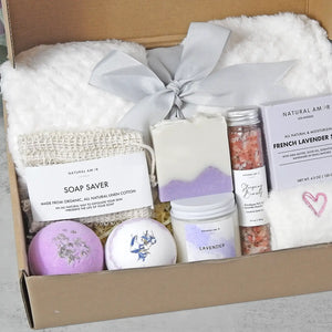 Blanket Lavender Spa Gift Set