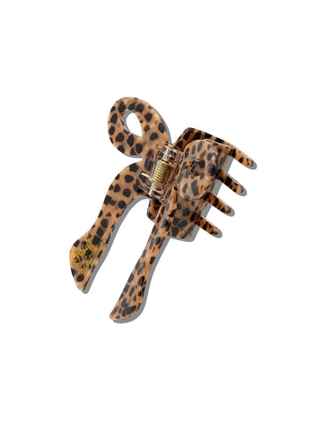Image of Hand-Painted Coquette Bow Claw Hair Clip | Eco-Friendly