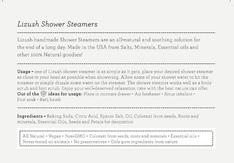 Mint Shower Steamers