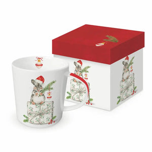 Mug in Gift Box- Christmas Mouse