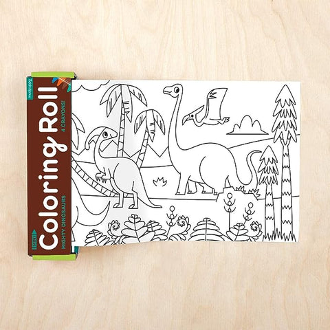 Image of Coloring Roll : Might Dinosaurs