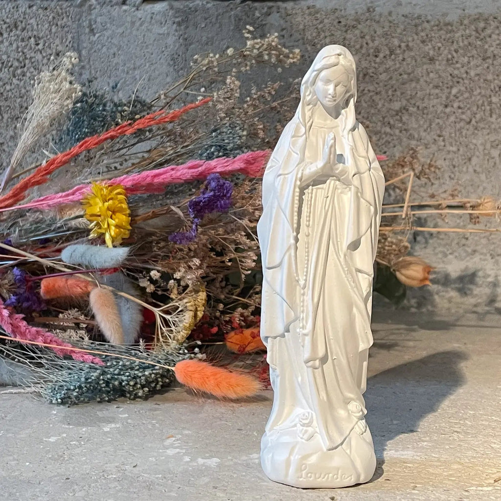 Virgin Mary Lourdes Statue 8in