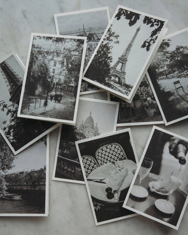 Image of Set of 10 Cards - Paris in 35mm Film