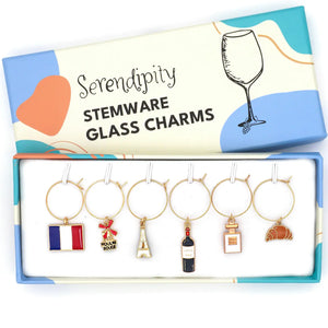 French Wine Charms | Parisian Chic