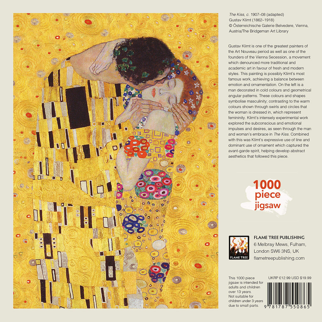 Jigsaw Puzzle "The Kiss" by Gustav Klimt