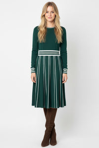 Benedicte Green Knit Dress