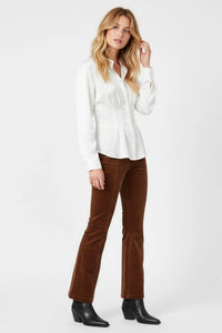JESSIE satin blouse- White