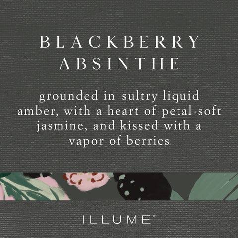 Illume Blackberry Absinthe Glass Candle