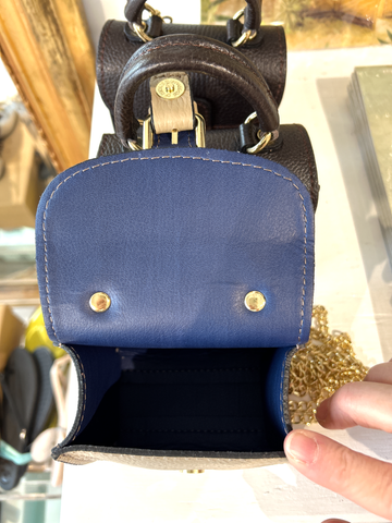 Image of Small Purse Charm-Taupe