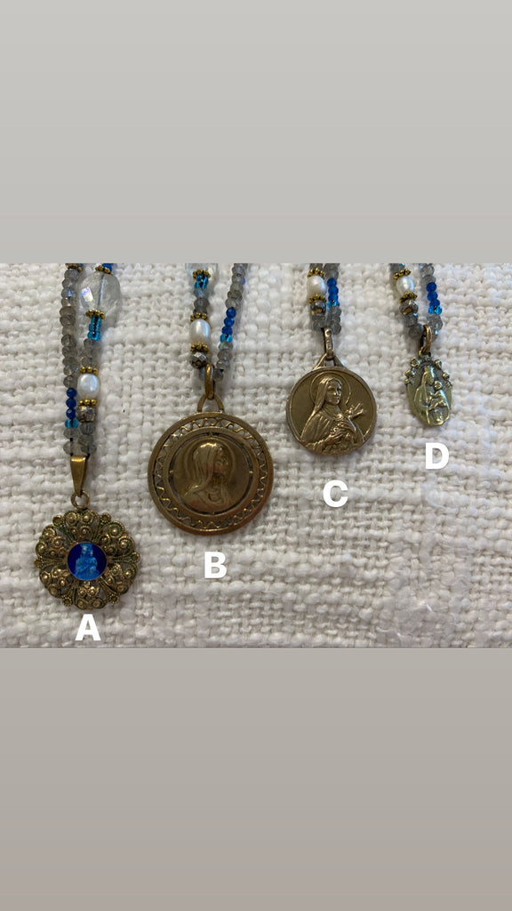 Blue Vintage Necklace