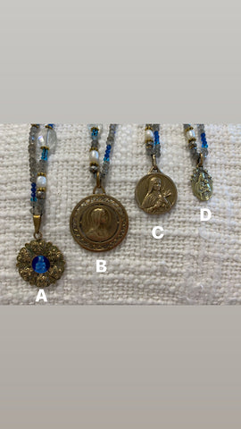 Image of Blue Vintage Necklace