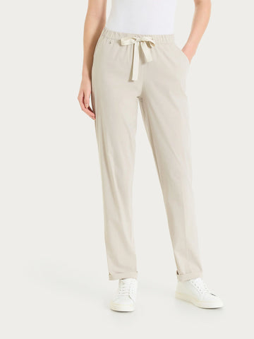 Jogger pants with pockets - Champagne