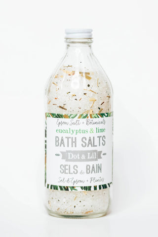 Eucalyptus and Lime Bath Salts