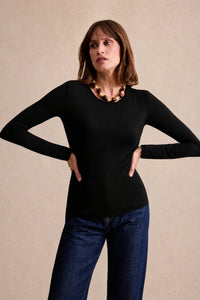 Long-sleeve Top-Black