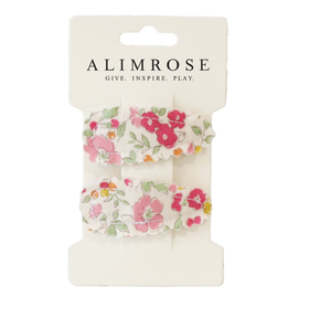 Hair Clip Set Rose Garden