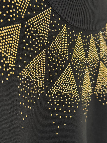 Black and Gold Sweater